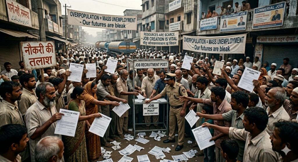 OVER PAPULATION UNEMPLOYMENT PROBLEMS,