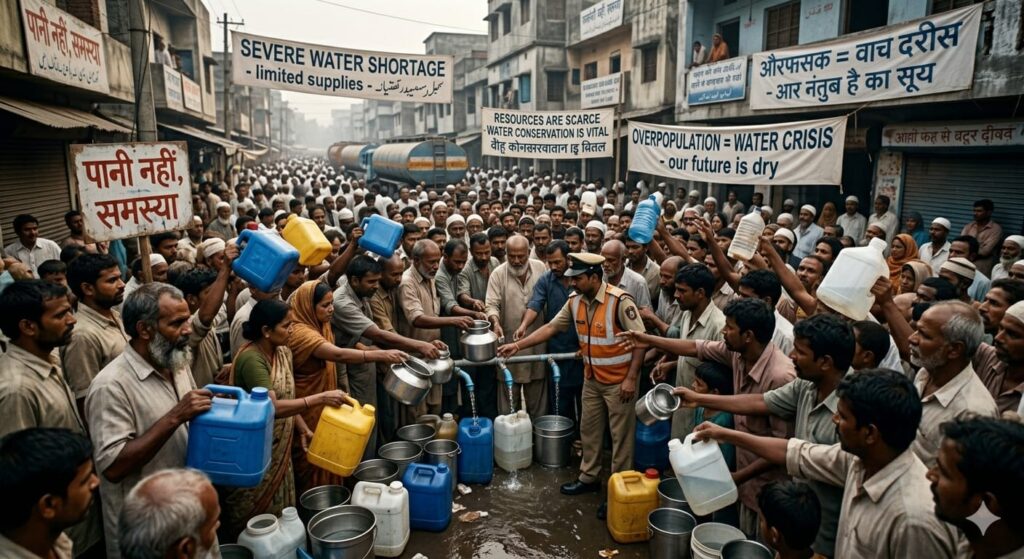 OVER PAPULATION WATER PROBLEMS,